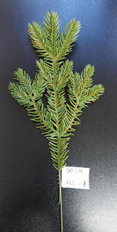 Crenguțe Artificiale de Brad Verde, 30cm, 10/set